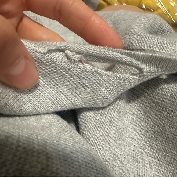 J crew Juliette collarless sweater blazer heather dove gray - Picture 5 of 5